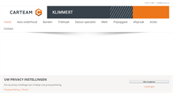 Desktop Screenshot of garageklimmert.nl